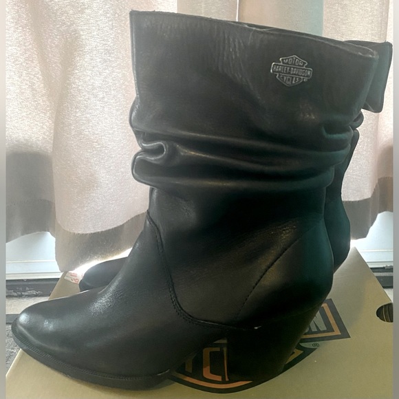 Harley-Davidson Shoes - Harley Davidson Women’s Benetar Black Boots- Size 7.5 M
